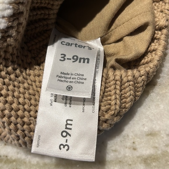 CARTERS REINDEER BEANIE - Picture 2 of 4